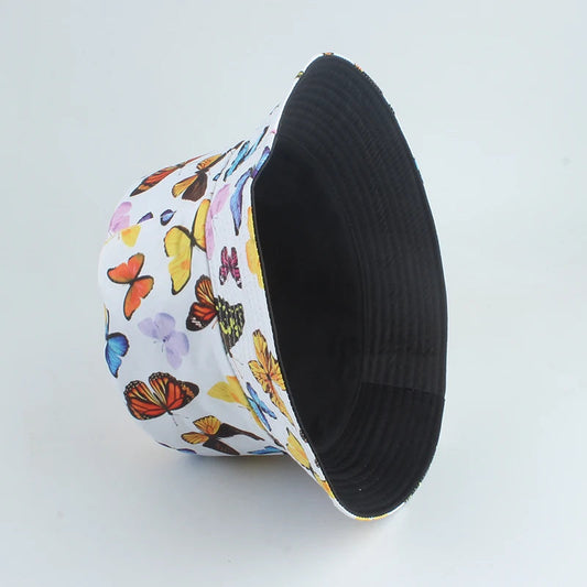 Butterfly Reversible Bucket Hat - SHExFAB