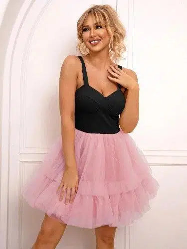 Cami Short Pink Tutu Dress