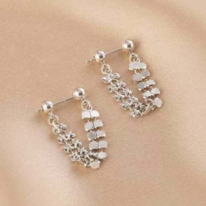 Chain Tassel Dangle Earrings