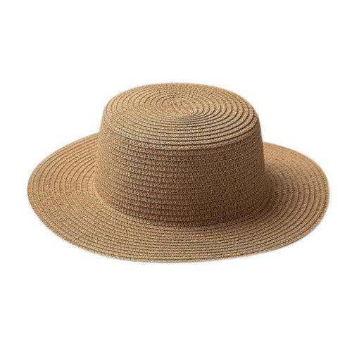 Classic Flat Top Straw Hat