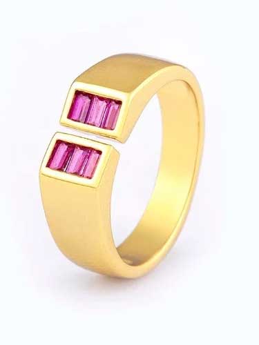 Cubic Zirconia Open Fashion Ring