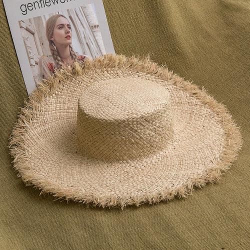 Flat Top Beach Straw Hat
