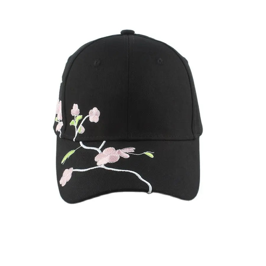 Flower Embroidery Baseball Hat