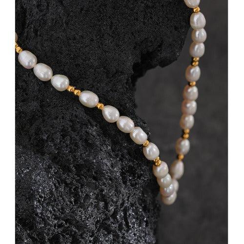 Handmade Natural Pearl Necklace