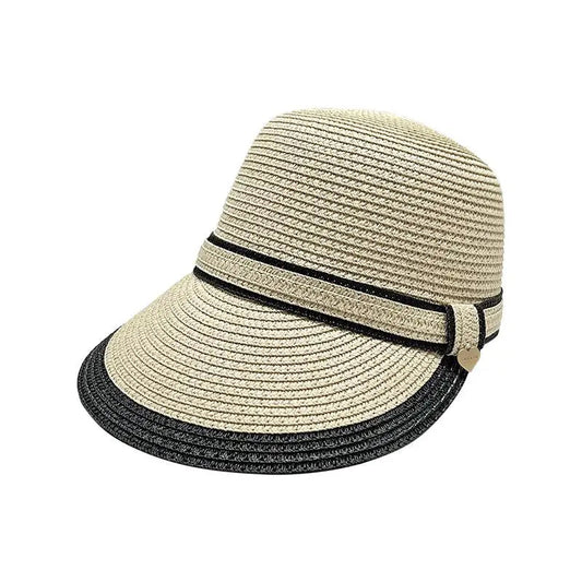 Heart Charm Sun Protection Straw Sun Hat - SHExFAB