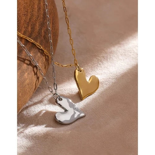 Heart Pendant Chain Necklace