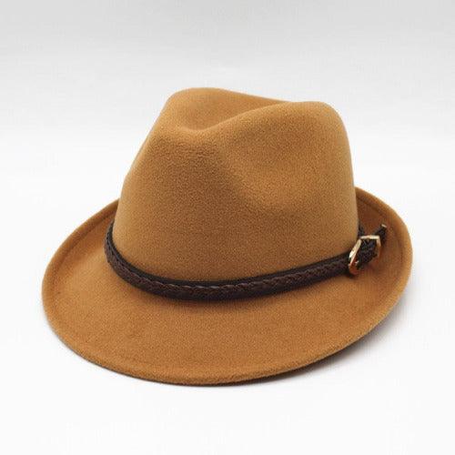 Leather Band Wool Trilby