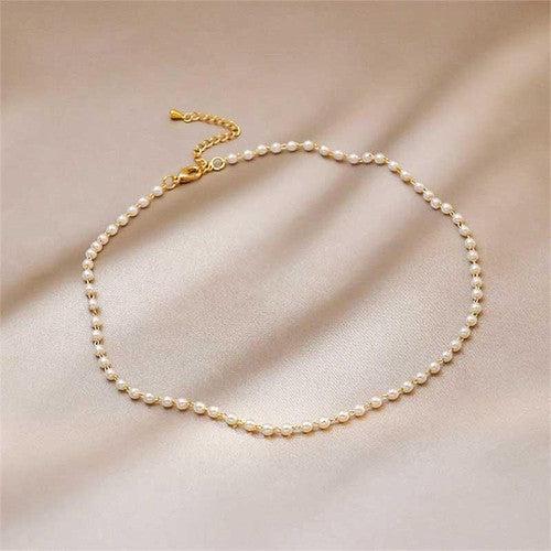 Luxury Chain Natural Pearl Necklace