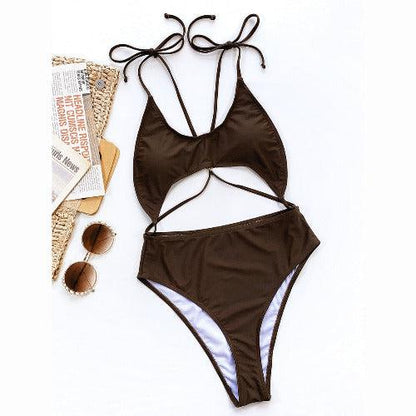 Push-Up Backless One Piece Swimsuit