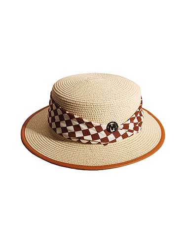 Retro Elegant Ribbon Band Straw Vacation Hat - SHExFAB