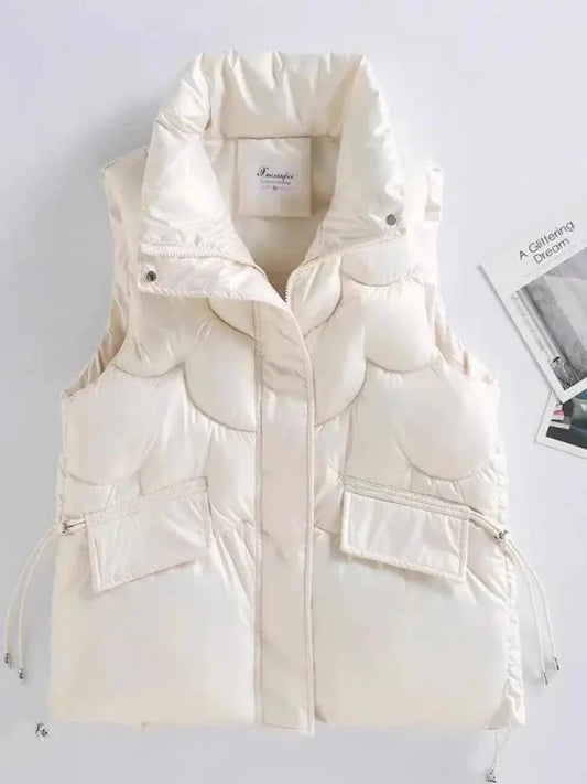 Causal Autumn Winter Pocket Down Cotton Vest