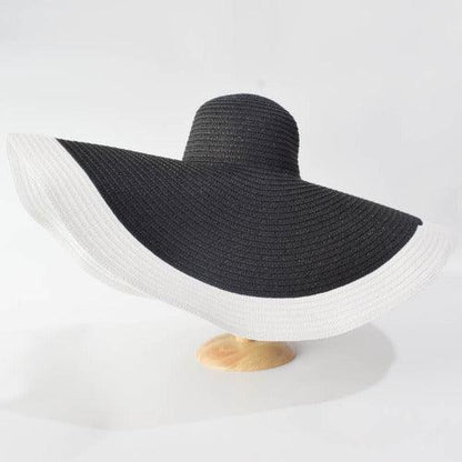 Wide Brim Straw Beach Hat