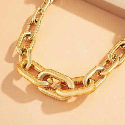 Baddie Chunky Chain Necklace - SHExFAB