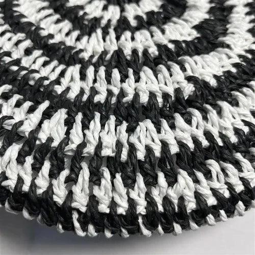 Circle Crochet French Artist Hat - SHExFAB