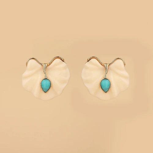 Cute Acrylic Flower Stud Earrings - SHExFAB