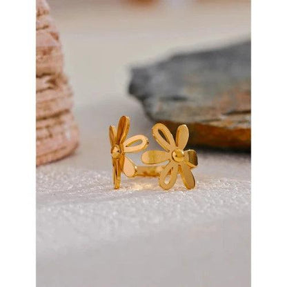 Cute Flower Open Fashion Ring - SHExFAB