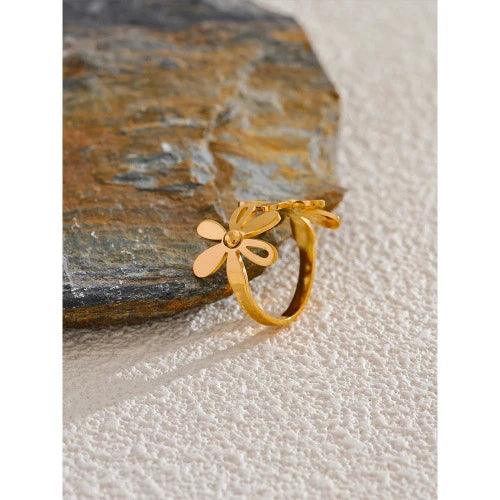 Cute Flower Open Fashion Ring - SHExFAB