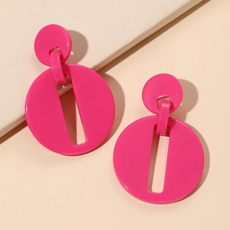 Cute O - Shaped Dangle Fashion Earrings - SHExFAB