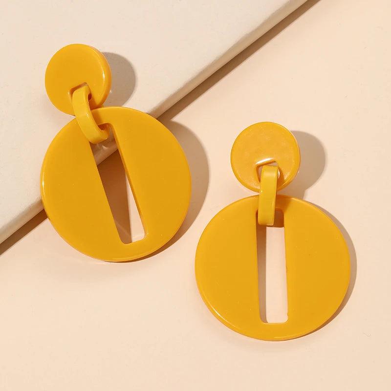 Cute O - Shaped Dangle Fashion Earrings - SHExFAB