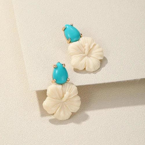 Cute Summer Dangle Flower Earrings - SHExFAB