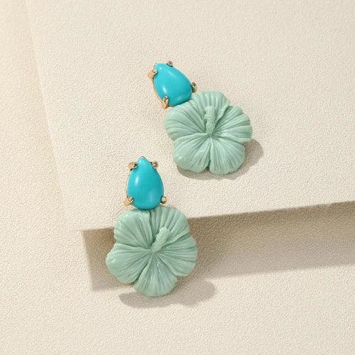 Cute Summer Dangle Flower Earrings - SHExFAB