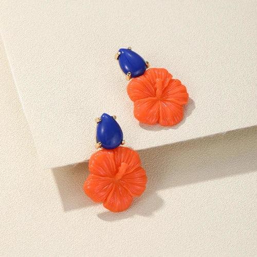 Cute Summer Dangle Flower Earrings - SHExFAB