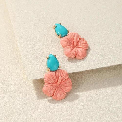 Cute Summer Dangle Flower Earrings - SHExFAB