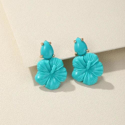 Cute Summer Dangle Flower Earrings - SHExFAB