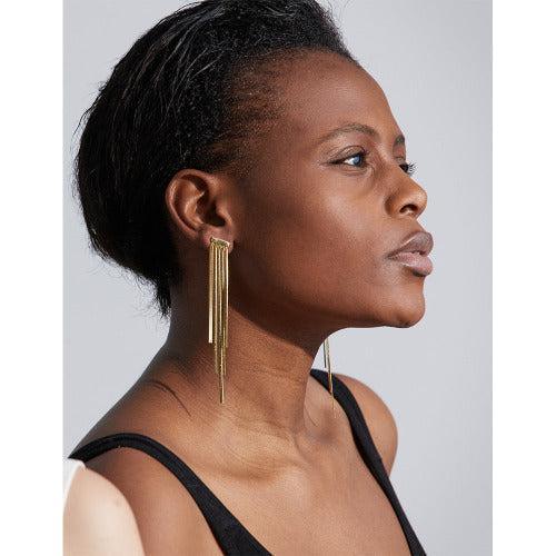 Dangle Long Tassel Earrings - SHExFAB