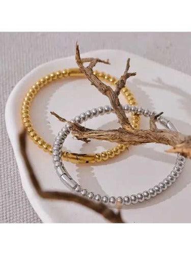 Elegant Polished Wrist Bangle - SHExFAB