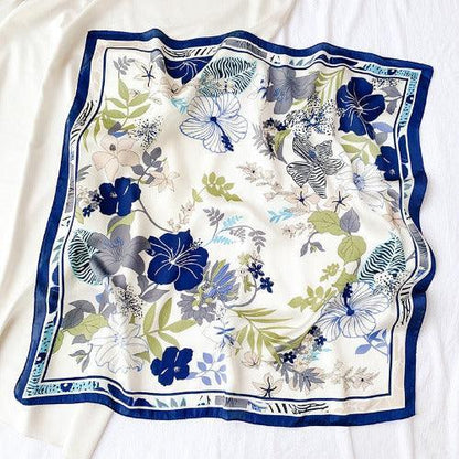 European Floral Square Scarf - SHExFAB