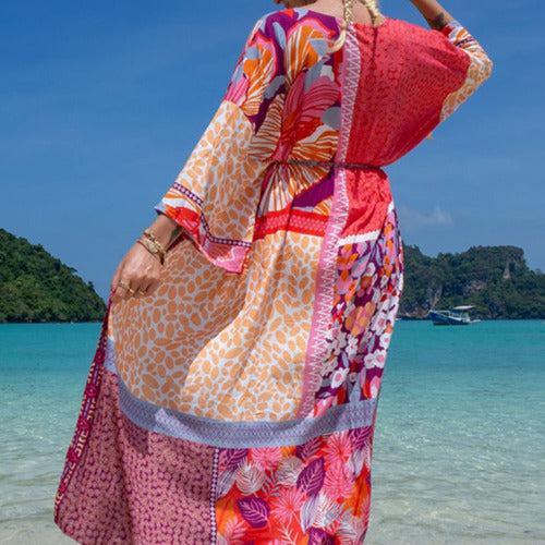 Floral Pink Cover - Up Robe - SHExFAB