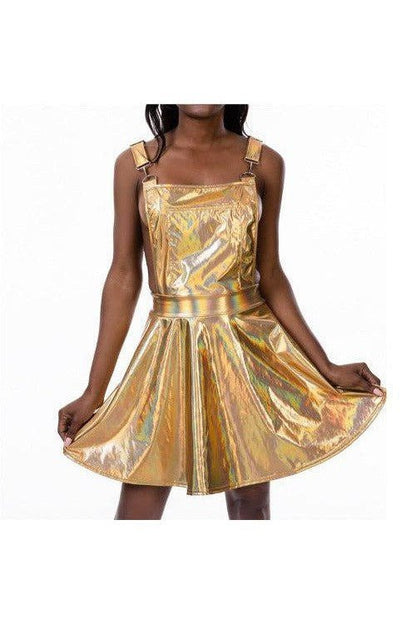 Glitter Holographic Short Dress - SHExFAB