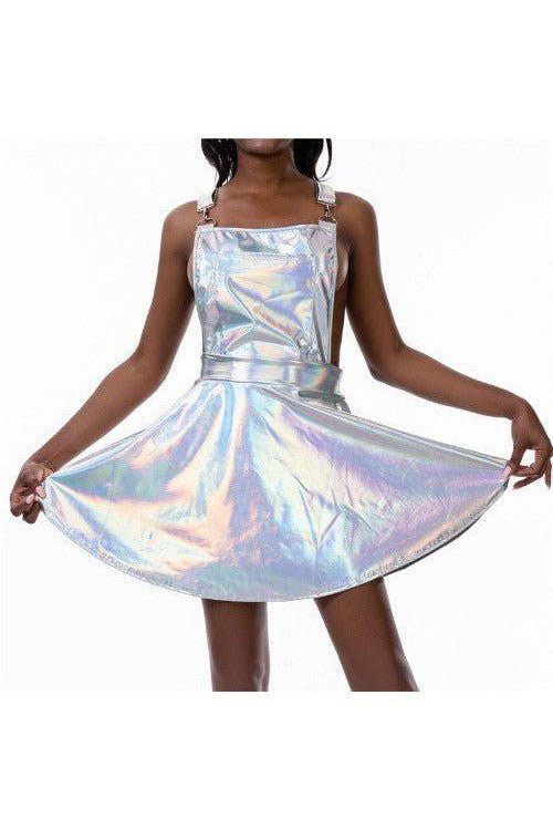 Glitter Holographic Short Dress - SHExFAB