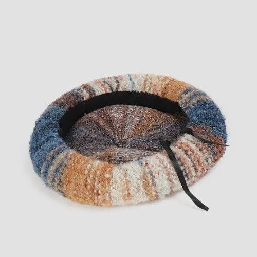 Gradient Adjustable Wool Artist Beret - SHExFAB