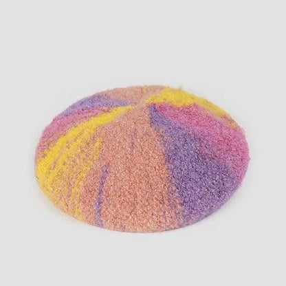 Gradient Adjustable Wool Artist Beret - SHExFAB