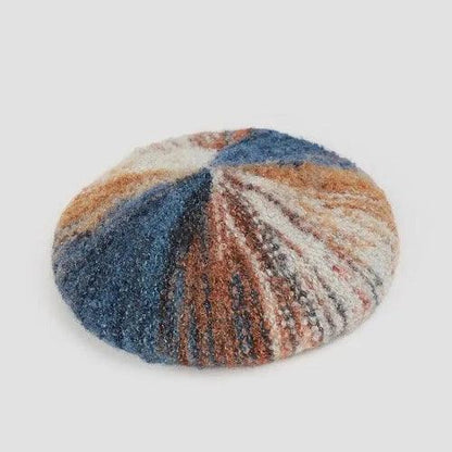 Gradient Adjustable Wool Artist Beret - SHExFAB