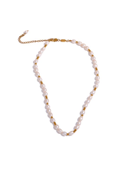 Handmade Natural Pearl Necklace - SHExFAB