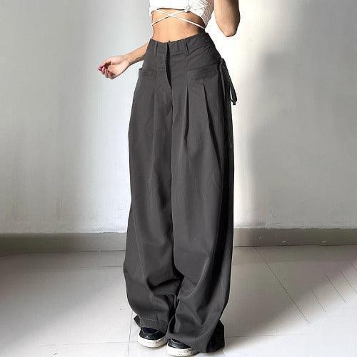 High Waist Loose Wide Leg Pants - SHExFAB