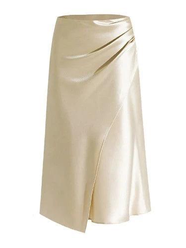 High Waist Sid Slit Office Maxi Skirt - SHExFAB