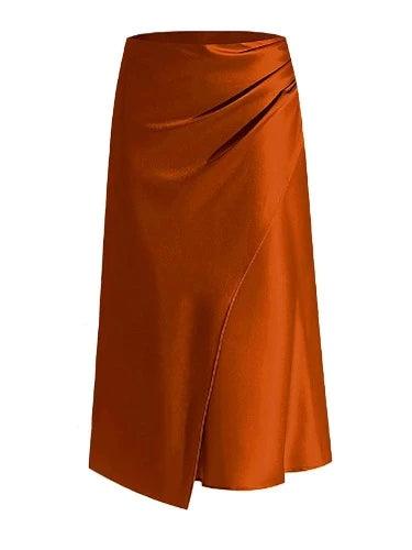 High Waist Sid Slit Office Maxi Skirt - SHExFAB