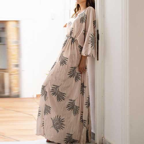 Long Sleeve Maxi Summer Dress - SHExFAB