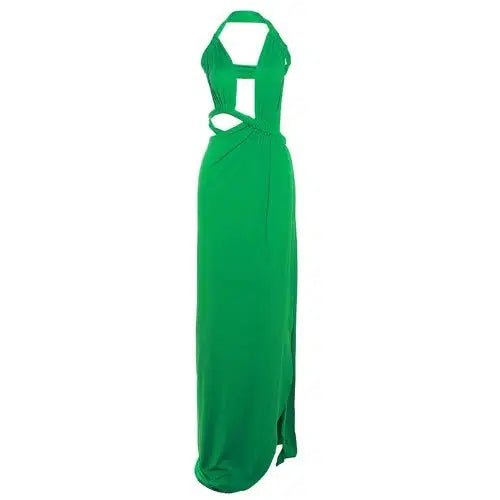 Low Cut Floor Length Evening Gown - SHExFAB