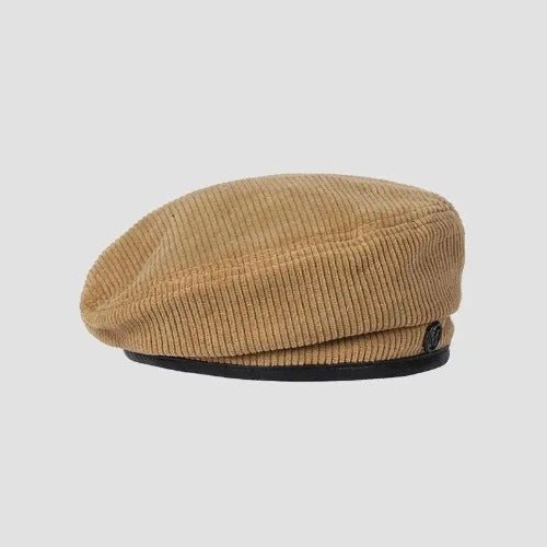 M Letter Charm Corduroy Beret Hat - SHExFAB