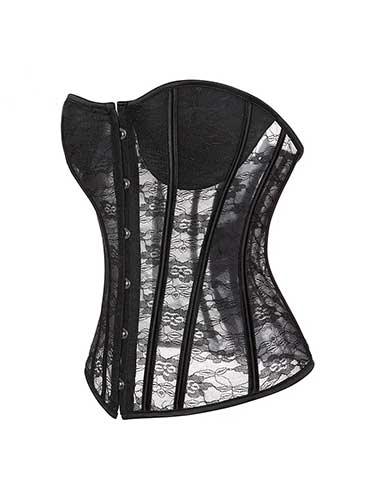 Mesh Overbust Corset Top - SHExFAB