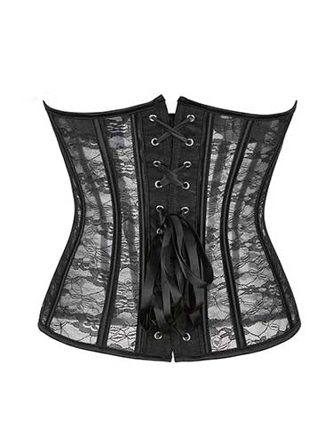 Mesh Overbust Corset Top - SHExFAB