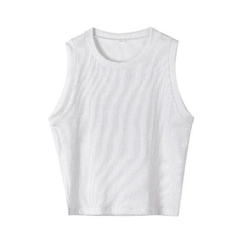 O - Nick Slim Ribbed Knit Tank Top - SHExFAB