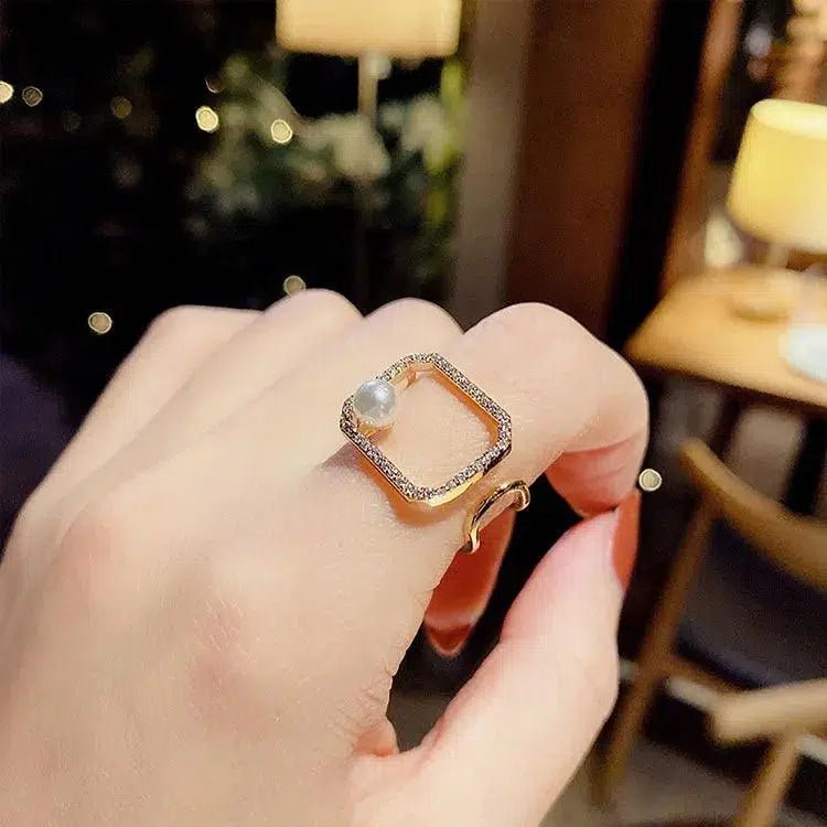 Open Square Fashion Ring - SHExFAB