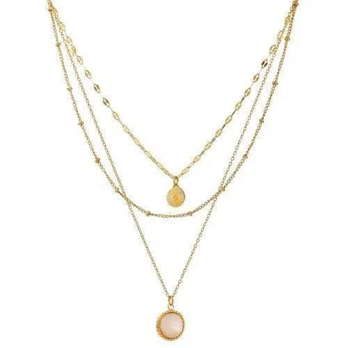 Pendant Multi Layer Chain Necklace - SHExFAB