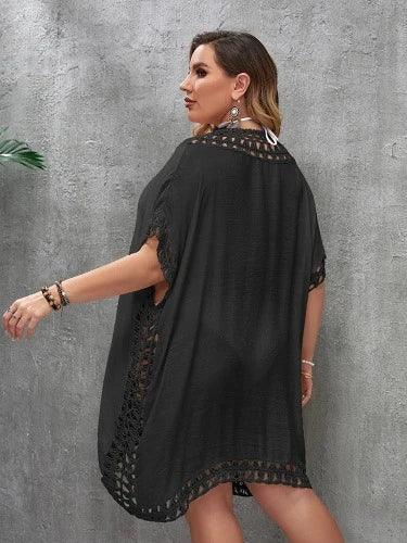 Plus Size Beach Cover Up Tunic - SHExFAB